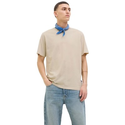 тениска,мъжки,тениски,jack,&,jones,circle,smu,short,sleeve,t,shirt,moonbeam,(beige)