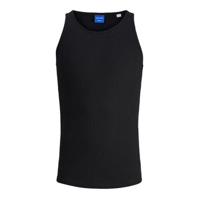 тениска,мъжки,тениски,jack,&,jones,dia,pointelle,sleeveless,t,shirt,black