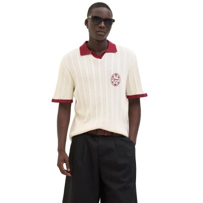 блуза,мъжки,пуловери,jack,&,jones,dia,short,sleeve,sweater,sea,salt,detail,tibetan,red,(beige)