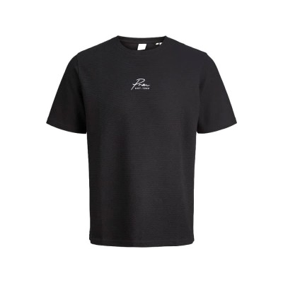 тениска,мъжки,тениски,jack,&,jones,franco,short,sleeve,t,shirt,black