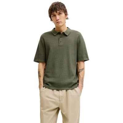 дамски,блузи,с,яка,мъжки,блузи,с,яка,jack,&,jones,george,knit,polo,ss,sn,short,sleeve,polo,green,(dusty,olive)