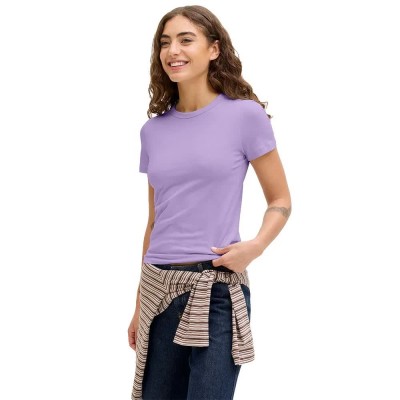 тениска,мъжки,тениски,дамски,тениски,jack,&,jones,gigi,striped,jjxx,short,sleeve,t,shirt,purple,(purple,rose)