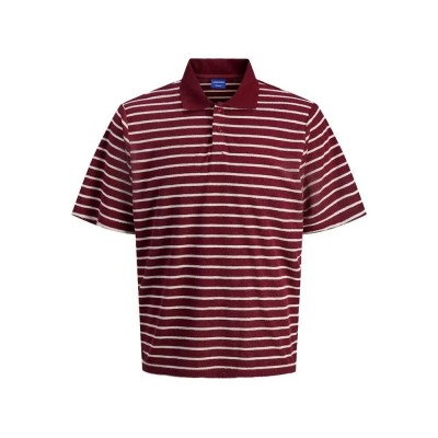 мъжки,блузи,с,яка,jack,&,jones,jorgen,towel,striped,polo,ss,ss25,short,sleeve,polo,tibetan,red,(red)