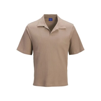 мъжки,блузи,с,яка,jack,&,jones,jorsummer,structure,resort,polo,ss,ss25,short,sleeve,polo,mocha,meringue,(beige)