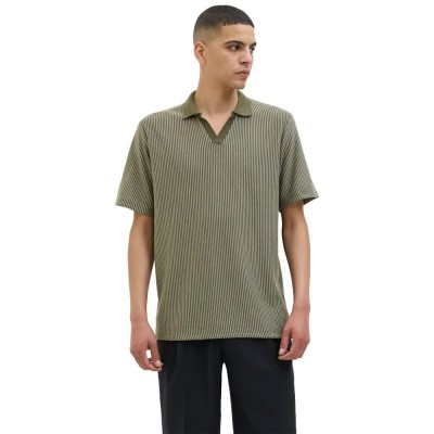 мъжки,блузи,с,яка,jack,&,jones,kash,short,sleeve,polo,dried,sage,stripes,black,ink,(green)