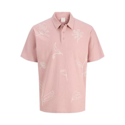 мъжки,блузи,с,яка,jack,&,jones,leon,short,sleeve,polo,adobe,rose,(pink)