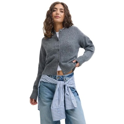 жилетка,дамски,пуловери,дамски,плетени,дрехи,jack,&,jones,natalie,diverse,jjxx,cardigan,dark,grey,melange