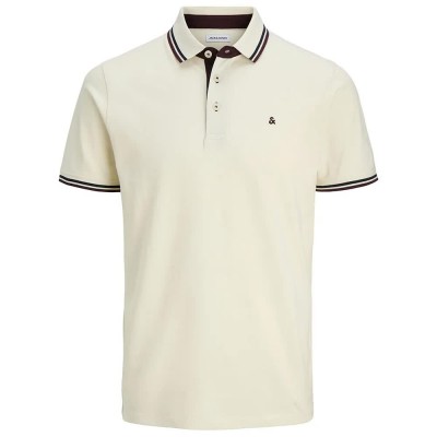 мъжки,блузи,с,яка,jack,&,jones,paulos,short,sleeve,polo,beige,(antique,white,detail,play)