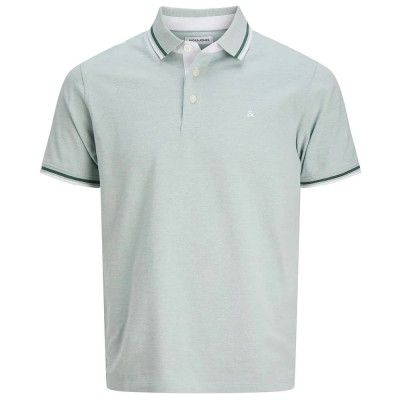 мъжки,блузи,с,яка,jack,&,jones,paulos,short,sleeve,polo,green,(mineral,blue,detail,play)