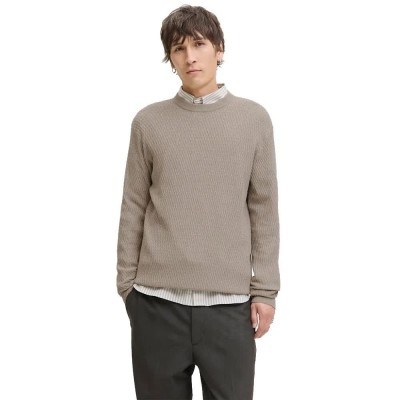 блуза,мъжки,пуловери,jack,&,jones,reagan,sweater,greige,detail,twist