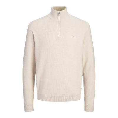 блуза,мъжки,пуловери,jack,&,jones,rex,half,zip,sweater,whitecap,gray