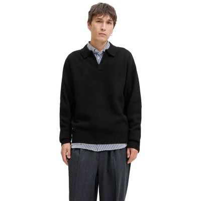 блуза,мъжки,пуловери,jack,&,jones,soho,ollie,sweater,black,(black)