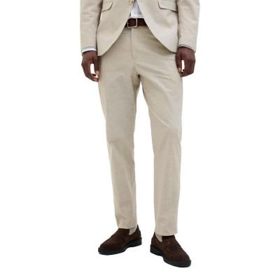 панталони,мъжки,панталони,jack,&,jones,stan,seersucker,slim,fit,pants,silver,lining,(beige)