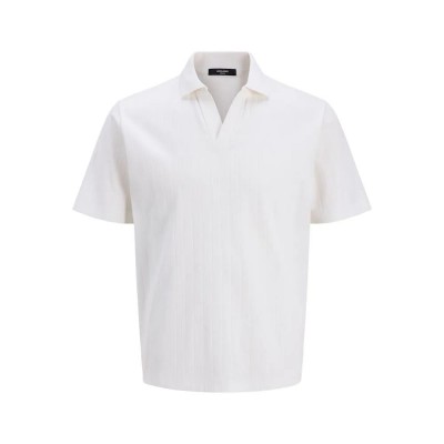 мъжки,блузи,с,яка,jack,&,jones,summer,design,rib,polo,ss,ss25,short,sleeve,polo,cloud,dancer,(white)