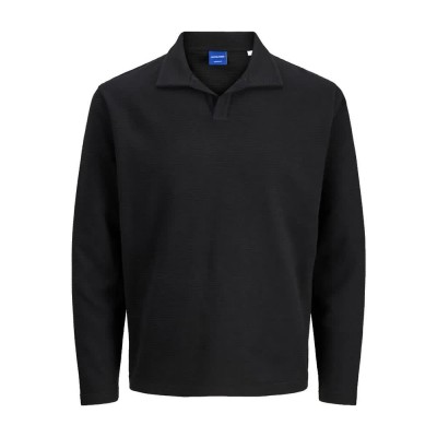 мъжки,блузи,с,яка,jack,&,jones,summer,ottoman,long,sleeve,polo,black