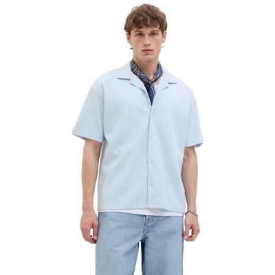 риза,с,къс,ръкав,мъжки,ризи,jack,&,jones,summer,striped,short,sleeve,shirt,skyway,stripes,antique,white,(blue)