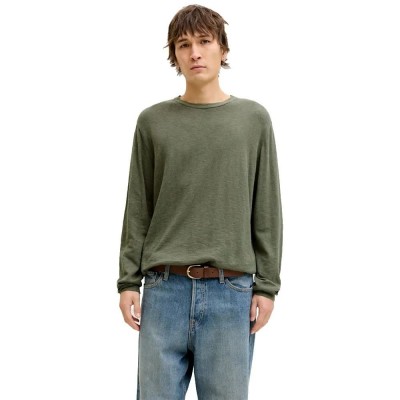 блуза,мъжки,пуловери,jack,&,jones,summer,sweater,green,(dusty,olive)