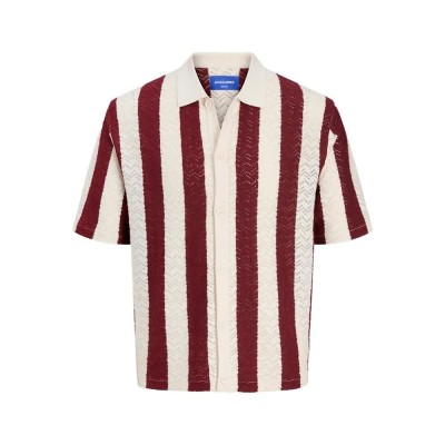 мъжки,блузи,с,яка,jack,&,jones,tyler,short,sleeve,polo,sea,salt,stripes,new,maroon,(beige)
