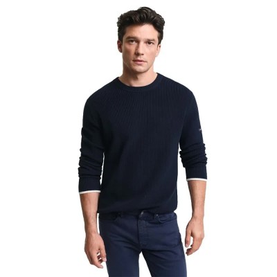 блуза,мъжки,пуловери,gant,8050230,sweater,evening,blue,(blue)