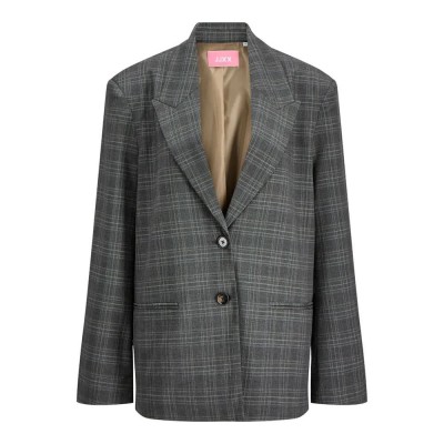 сако,дамски,сака,jack,&,jones,maya,ellis,relaxed,fit,jjxx,blazer,dark,grey,melange,check,(grey)