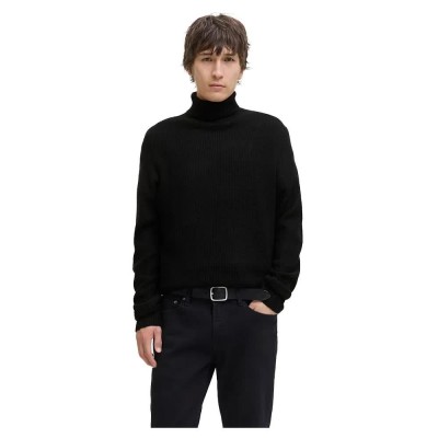 блуза,мъжки,пуловери,jack,&,jones,roy,high,neck,sweater,black