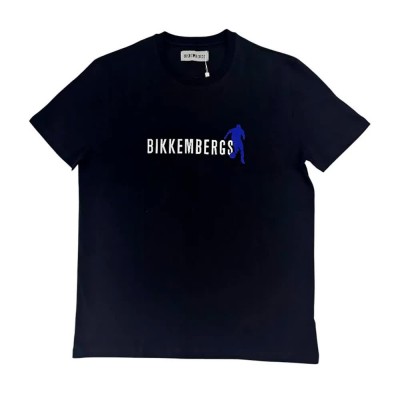 тениска,мъжки,тениски,bikkembergs,bmt1237,short,sleeve,t,shirt,black