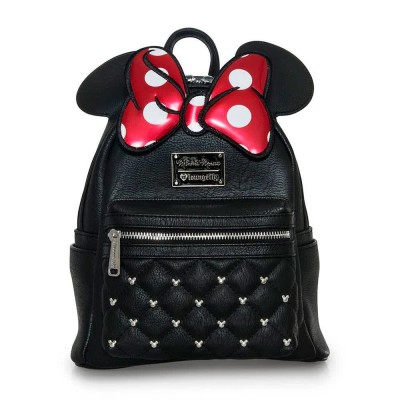 раница,раници,loungefly,disney,minnie,bow,backpack,multicolor,(black)