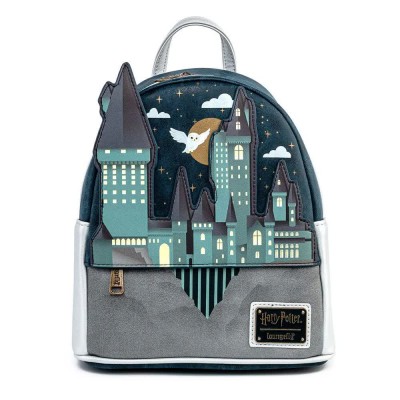 раница,раници,loungefly,harry,potter,hogwarts,castle,backpack,multicolor