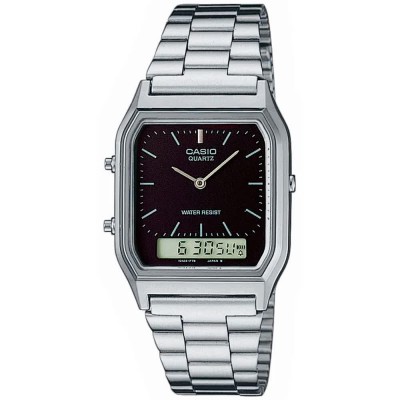 часовник,часовници,casio,aq,230,watch,silver,grey,black,(silver)