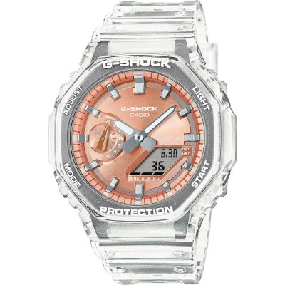 часовник,часовници,casio,ga,2100,watch,white,bronze,(clear)