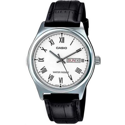 часовник,часовници,casio,mtp,v006l,7b,watch,black,white,(blue)