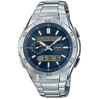 часовник,часовници,casio,wva,m650d,2aer,watch,silver,grey,night,blue,(silver)