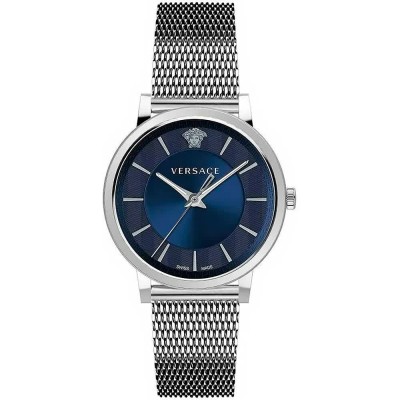 часовник,часовници,versace,ve5a00520,watch,silver,grey,metal,night,blue,(silver)