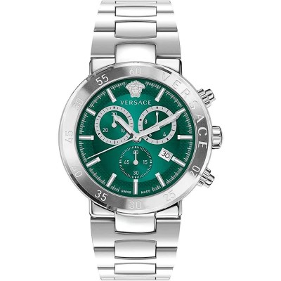 часовник,часовници,versace,vepy01021,watch,silver,grey,metal,bottle,green,(silver)