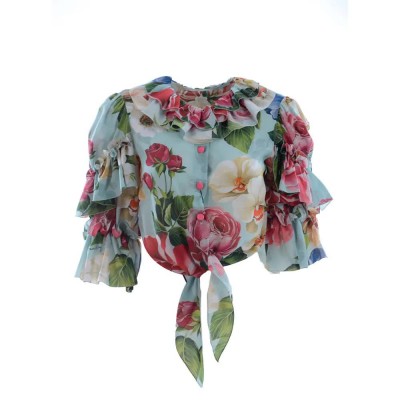 риза,с,къс,ръкав,дамски,ризи,dolce,&,gabbana,738497,short,sleeve,shirt,blue,(light,blue)