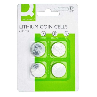 батерии,q,connect,cr203,3v,button,battery,4,units,green,(clear)
