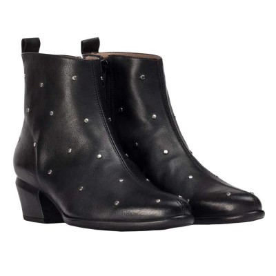 дамски,боти,дамски,високи,обувки,за,ходене,wonders,fei,02,heel,booties,black