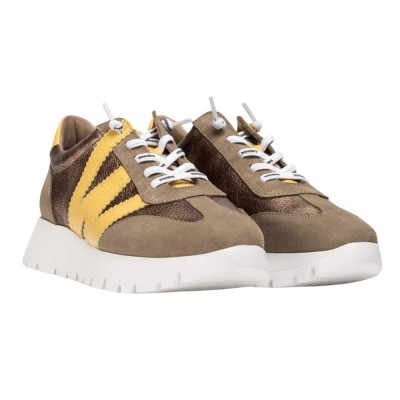 маратонки,дамски,маратонки,wonders,odisei,76,trainers,taupe,yellow,(brown)