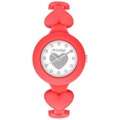 часовник,часовници,rifle,flowerapp,watch,white,coral,(pink)