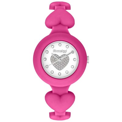 часовник,часовници,rifle,flowerapp,watch,white,fuxia,(pink)