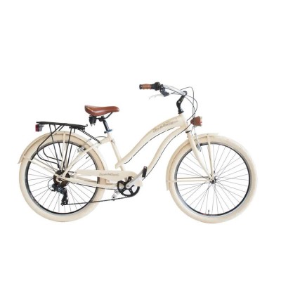 пътни,и,градски,велосипеди,via,veneto,sun,on,the,beach,lady,26´´,shimano,tx30,bike,silver,(beige)