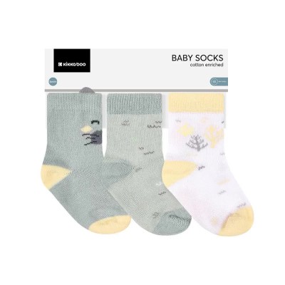бебешки,чорапи,мъжки,чорапи,дамски,чорапи,kikkaboo,seally,me,baby,socks,with,3d,ears,3,pairs,white,grey,(multicolor)