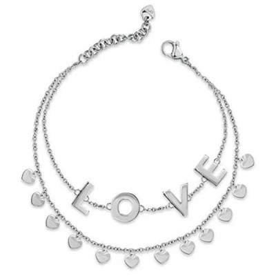 бижутерия,ops,objects,lovefool,ss,double,bracelet,silver