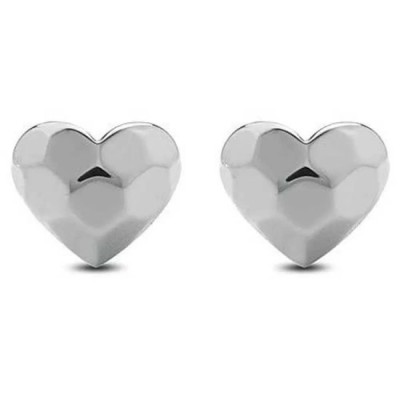 бижутерия,ops,objects,rockmantic,heart,ss,earrings,silver