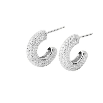 бижутерия,pdpaola,king,earrings,silver