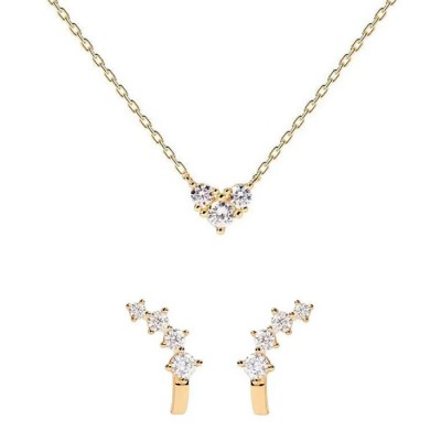 бижутерия,pdpaola,the,forever,sets,necklace,silver,(golden)