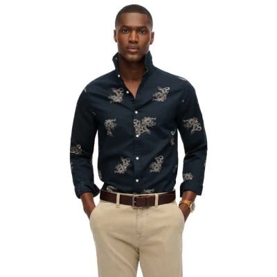 риза,с,дълъг,ръкав,мъжки,ризи,superdry,beach,long,sleeve,shirt,draconic,navy,(blue)