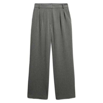 панталони,дамски,панталони,superdry,pinstripe,pants,grey,pinstripe,(grey)