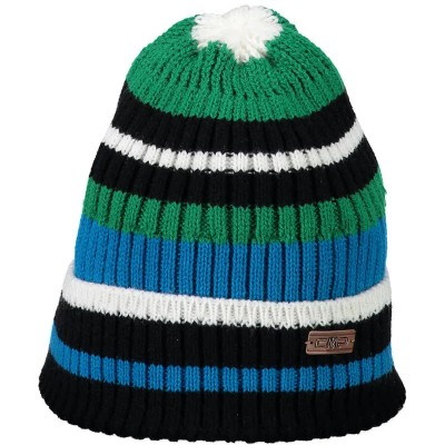 юношеска,шапка,всички,шапки,cmp,5504735j,knitted,junior,hat,nero,cyano,emerald,(green,blue)