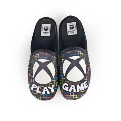 пантофи,мъжки,пантофи,marpen,play,game,slippers,black